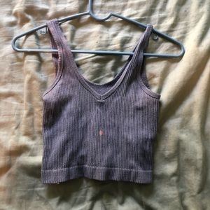 Urban outfitters blue crop top